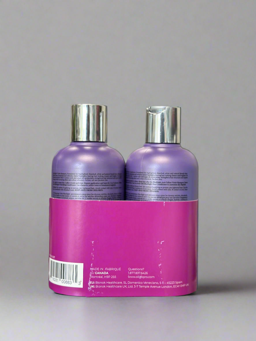 Oligo Blacklight Violet Shampoo/Conditioner Duo